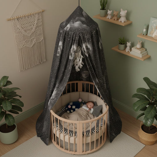 voile pour lit de bebe protecteur rêve nordique